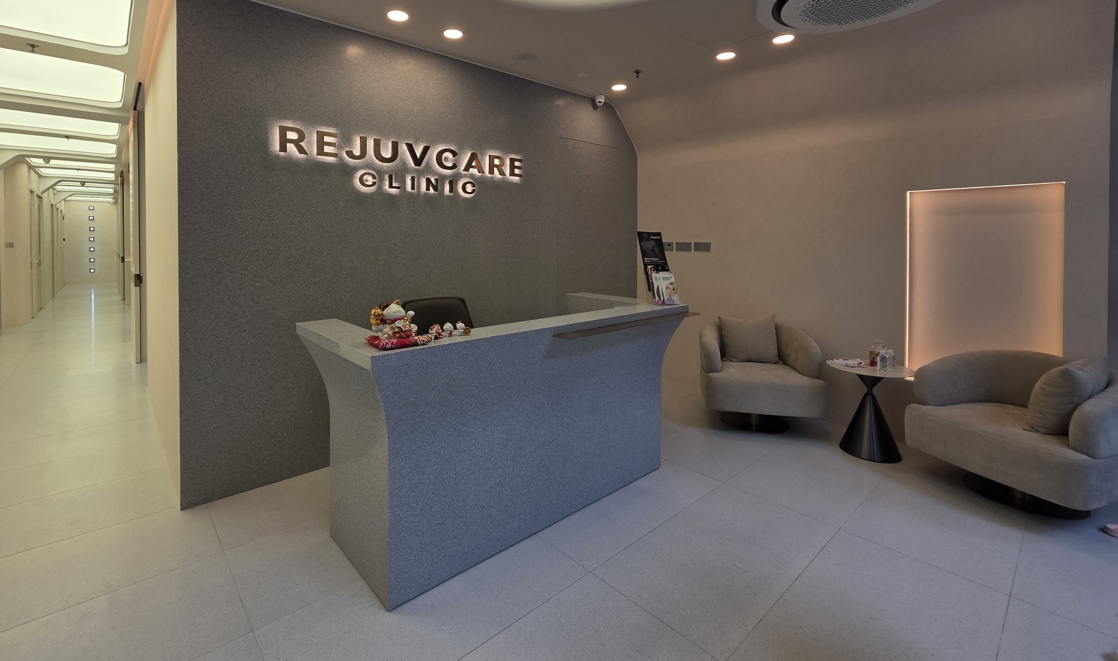 RejuvCare Clinic reception and consultation space